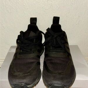 Men black adidas. Size 6 1/2
